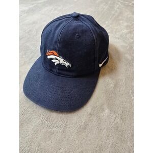 Vintage Nike Denver Broncos Pro Line Hat Cap Snapback Blue 90s *Read